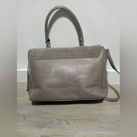 Banana Republic Gray NWOT Crossbody Purse Faux Leather And Suede - Picture 2 of 13